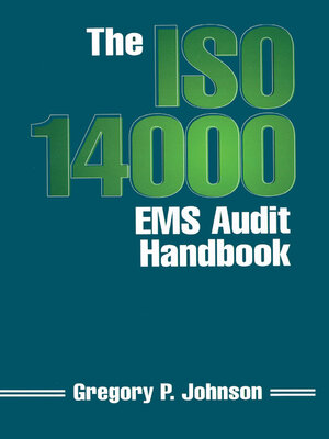 cover image of The ISO 14000 EMS Audit Handbook